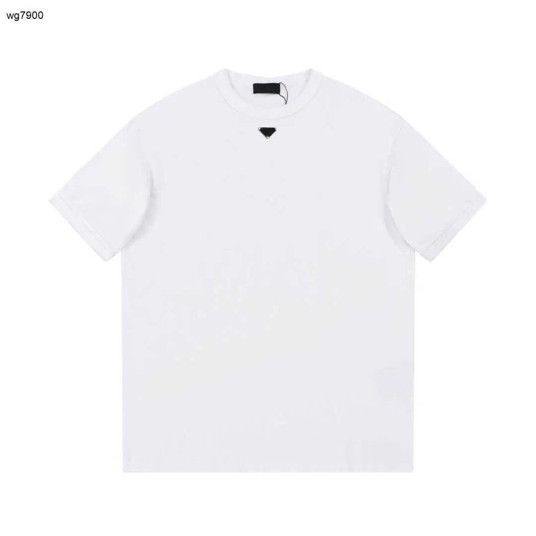 T-shirt hommes marque de créateurs vêtements pour hommes chemise d'été mode triangle logo manches courtes homme haut avril 01