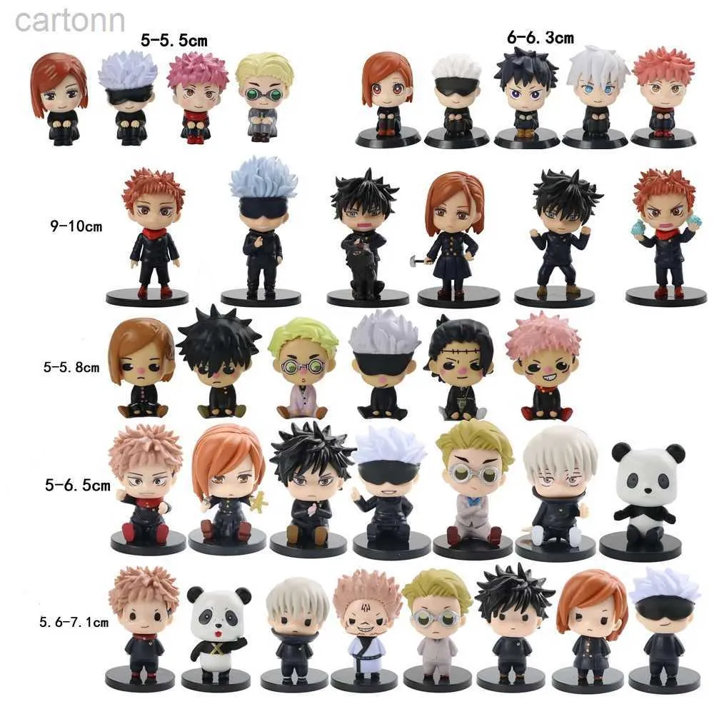 Anime Manga Jujutsu Kaisen Figuur Itadori Yuji Fushiguro Megumi Inumaki Toge Ryomen Sukuna Gojo Satoru Figuur Speelgoed Q Posket Anime Beeldje 240401