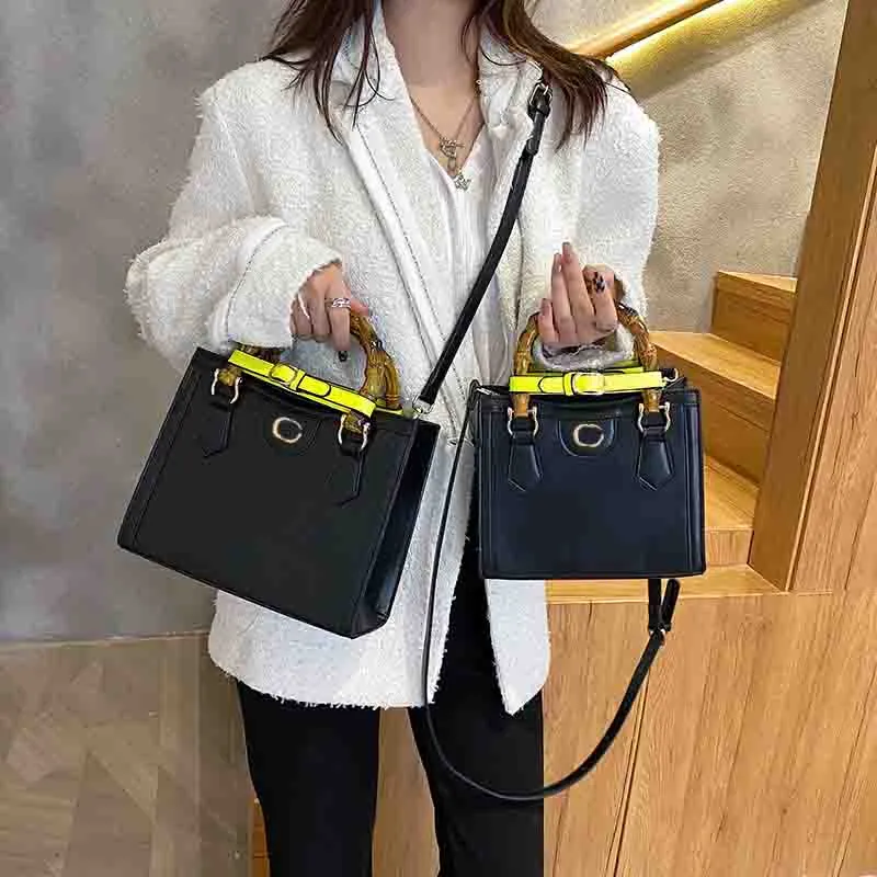 Shoulder bags designer bag high quality luxurys fashion womens crossBody clutch handbag ladies classic bamboo joint square totes purse satchels wallet handbags