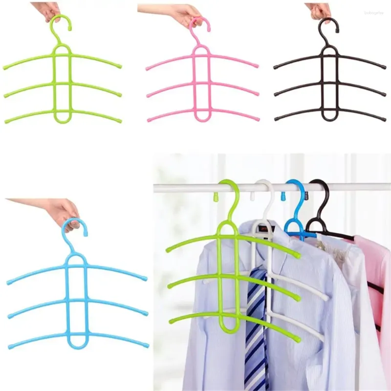 Hangers Plastic Hanger Hook Fishbone Wardrobe Organizer Clothes Rack Space Saver