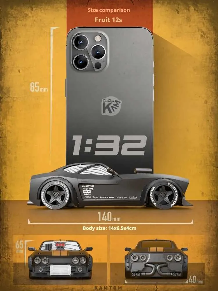 KAMTOM 1/32 4WD 2.4GHZ RC Professional High Speed Drift Car