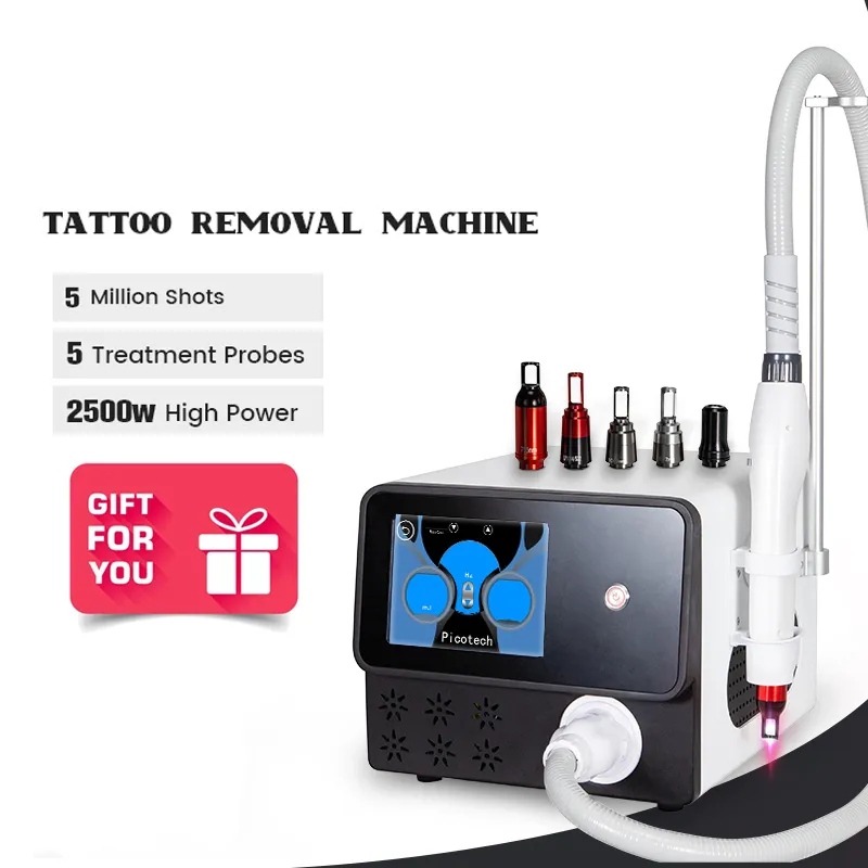 professional lazer laser yag nd pico second picosecond machine price for skin repair freckle tag wart tattoo removal