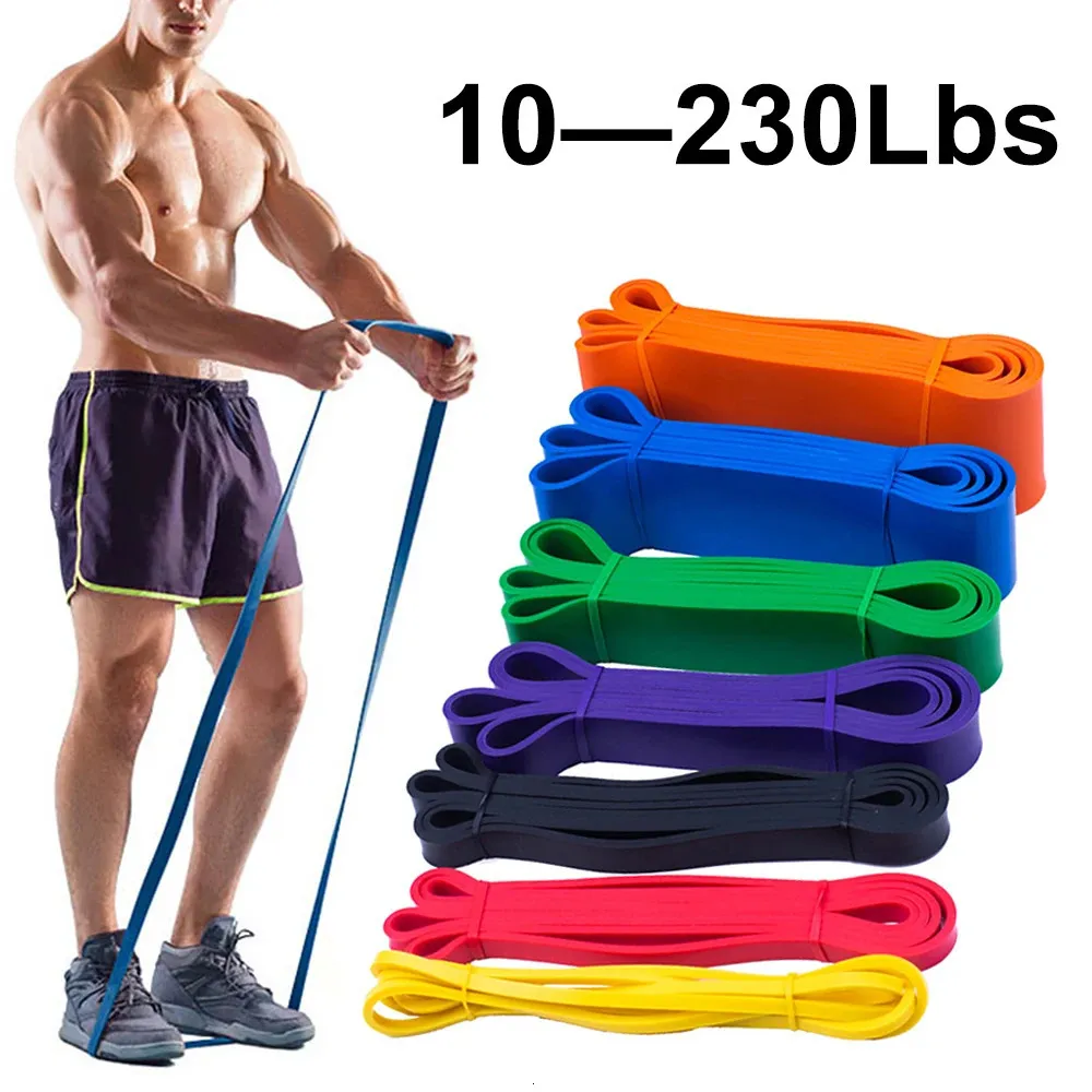 Unisex Fitness 208cm Résisté Ressid Resitez des bandes de yoga Pilates Elastic CrossFit Expander Strength Gym Exercice Exercice équipement 240322