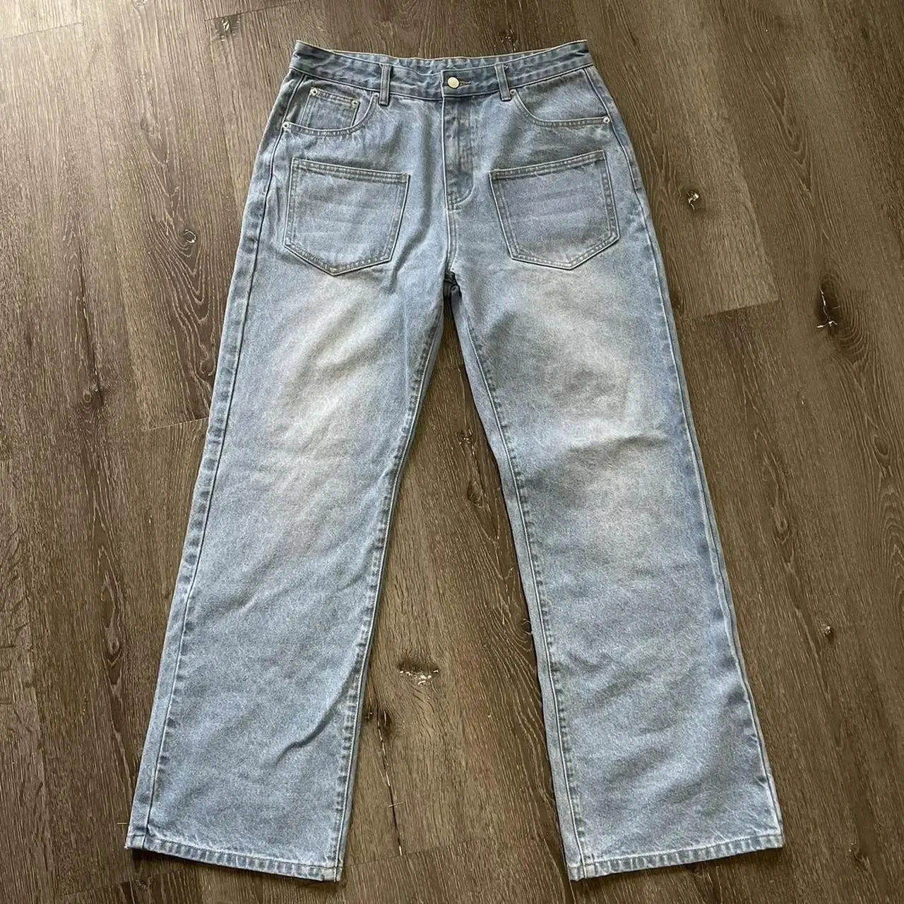 DHgate.com:Sakura Print Baggy Jeans - Harajuku Streetwear DHgate.com:Sakura Print Baggy Jeans - Harajuku Streetwear