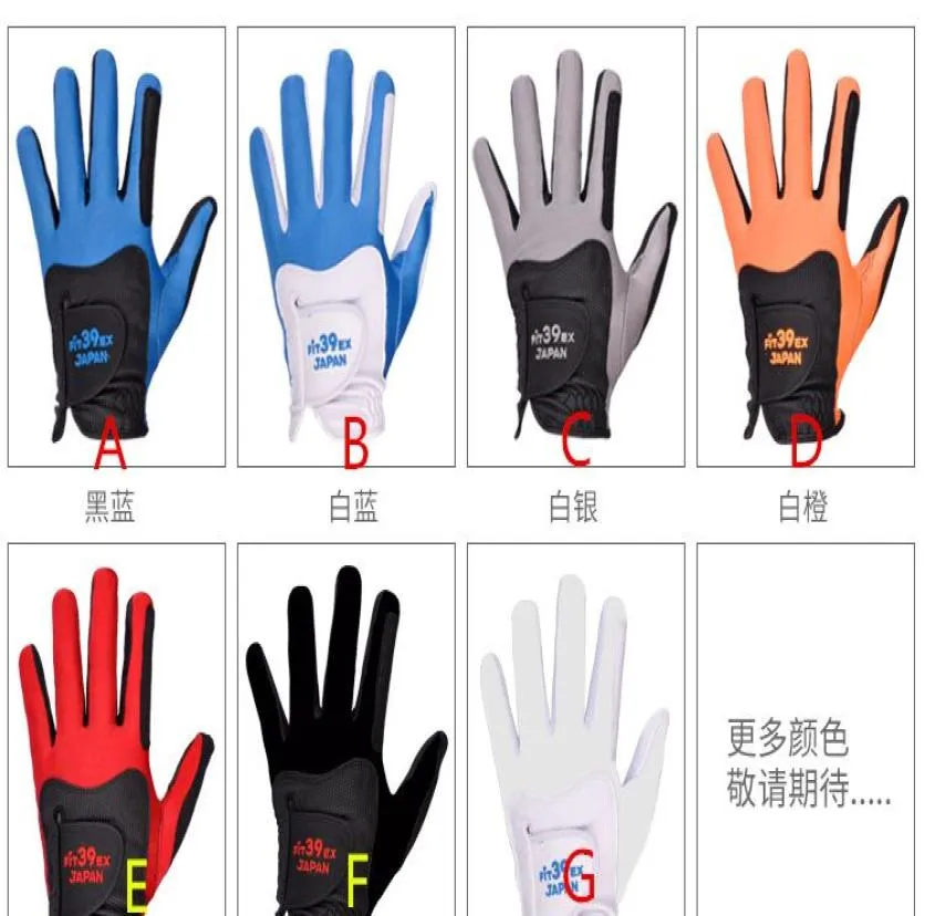 Nowe sporty mody Fit 39 Ex Japan Golf Gloves Single Hand Golf Mężczyźni lewa ręka Zestawy Profesjonalne akcesoria golfowe Golf Golf Rękawica 4873120