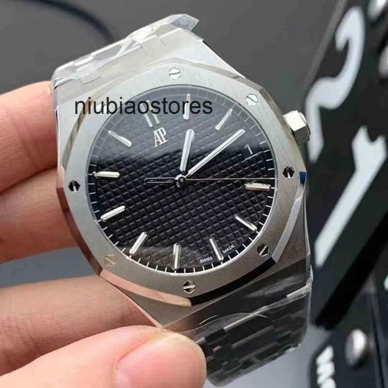 Luxury de haut niveau Watch Swiss Watch Steel King 15400 Men Sports Sports Imperpose Automatique Automatique Mécanique Imperpose-bracelet Concepteur