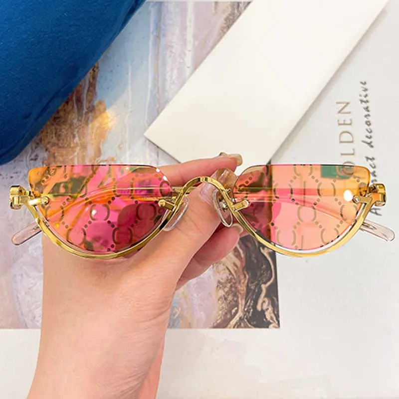 Premium Cat Eye Metal Sunglasses - Chic Designer Style  display picture 1