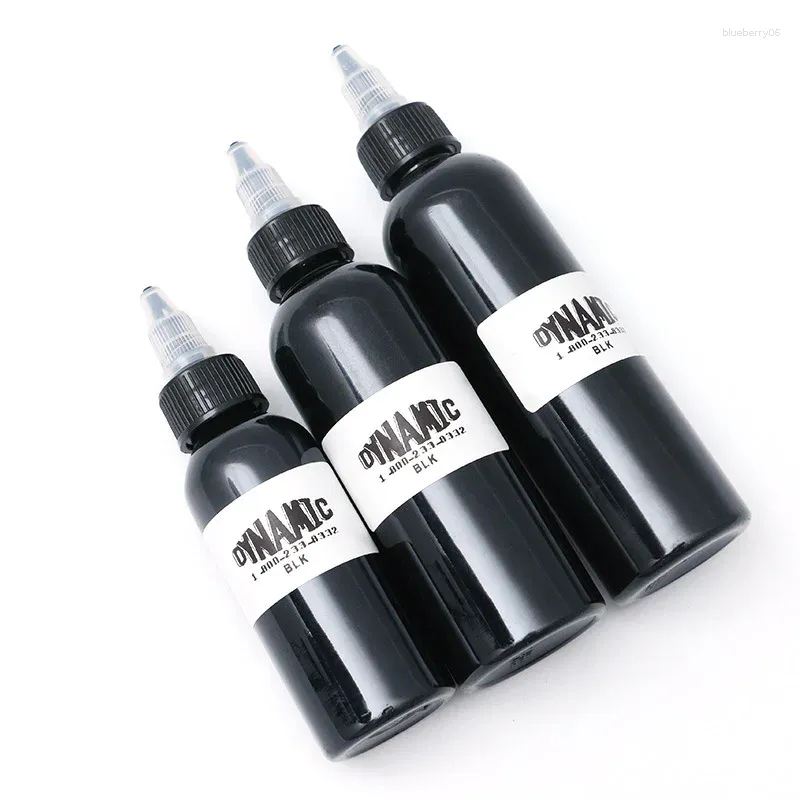 Encres de tatouage 30 ml/60 ml, professionnel, bricolage, art corporel, encre noire, pratique des pigments