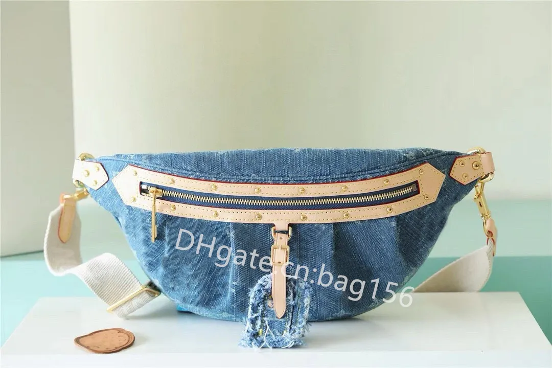 24SS Designer Handbag Women Denim Travel Bag Classic Bag 10a Mirror Jacquard Shoulder Cross Body Bag Womens Fashion Bags Crossbody Bag