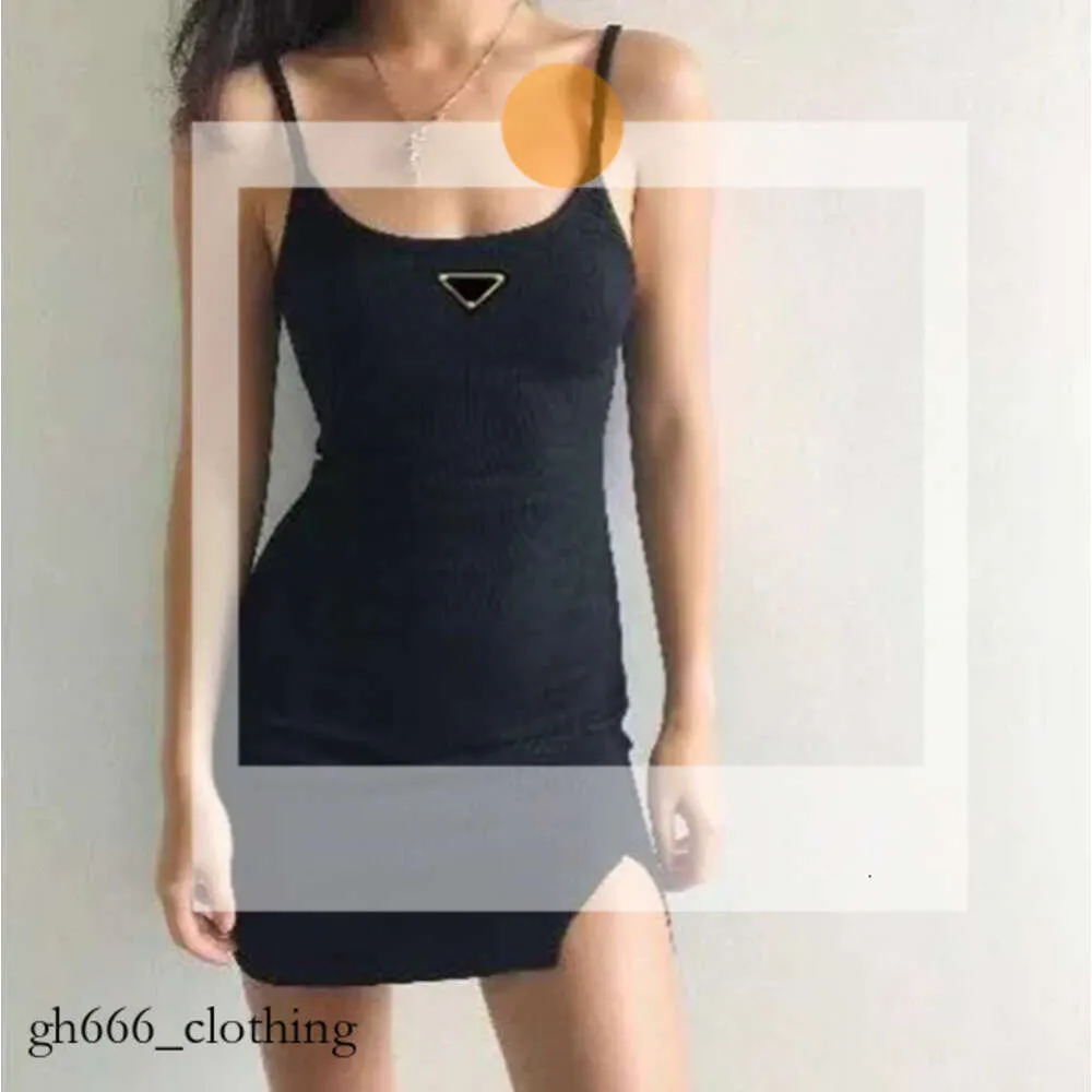 New Woman Casual Dresses Sleeveless with Thin Sling Summer Womens Slim Dress Designer Women Long Tees 16