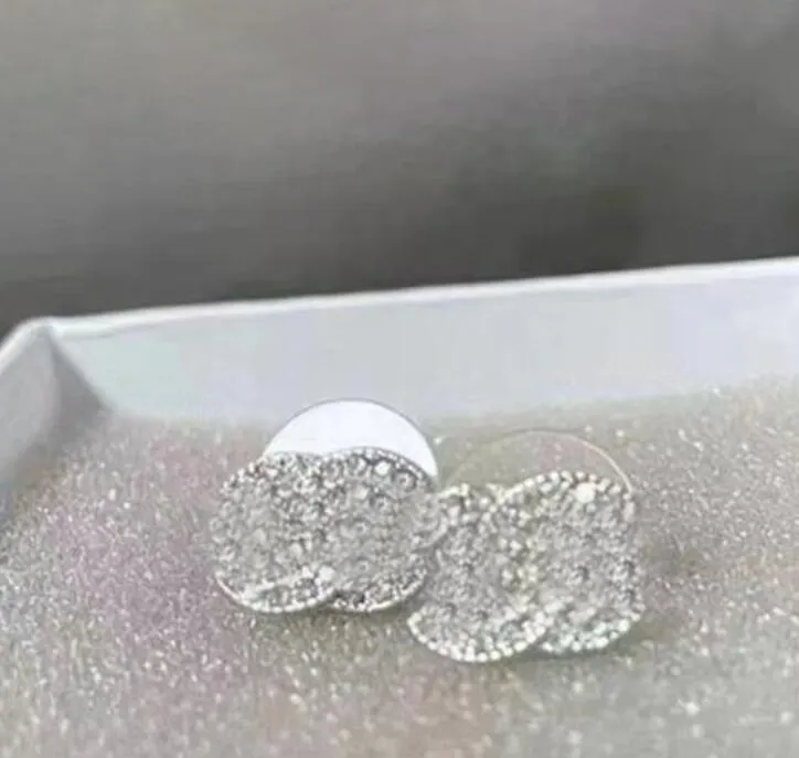 Stud Mode Ohrstecker Frau Luxus Designer Ohrring Multi Styles Brief Schmuck Frauen 18k Diamant Hochzeit Geschenke 10A