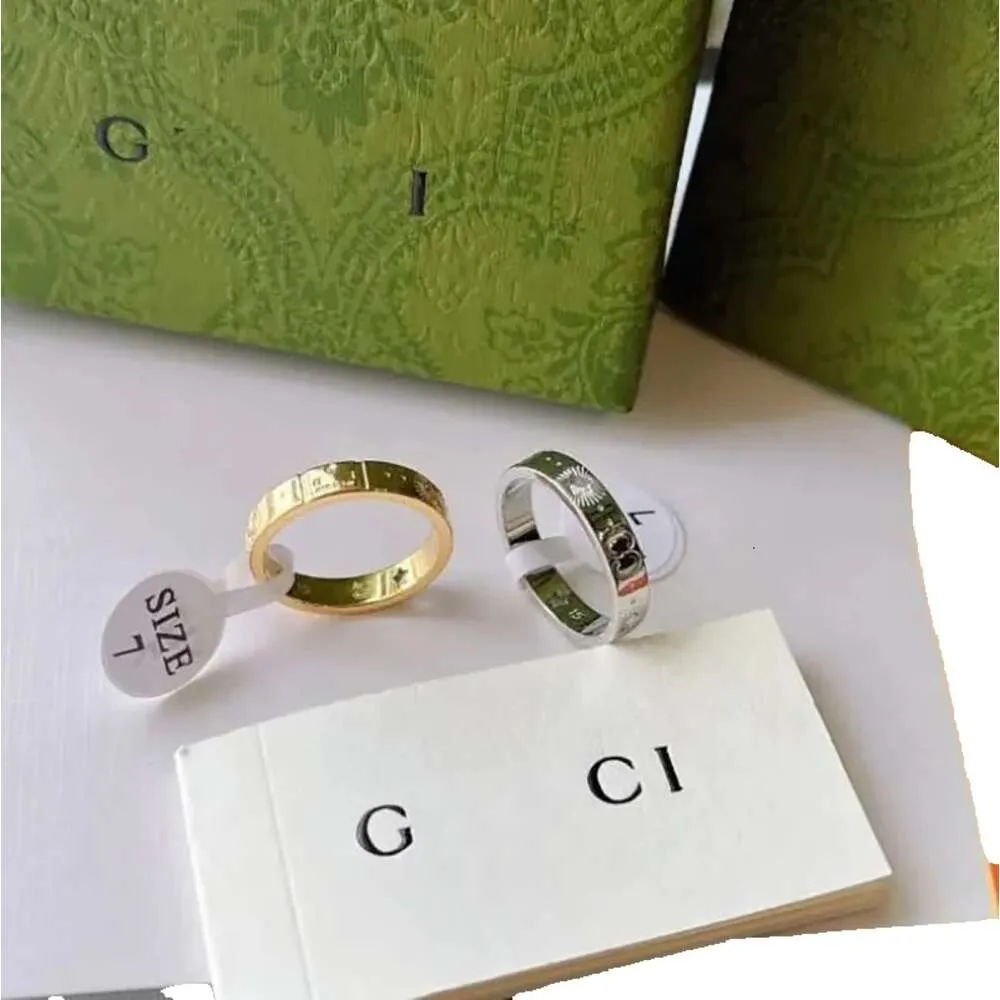 Klassieke prachtige bruiloft mode-ontwerper ring goud Sier kleur geselecteerde liefhebbers geschenken voor vrouwen hoogwaardige sieraden accessoires