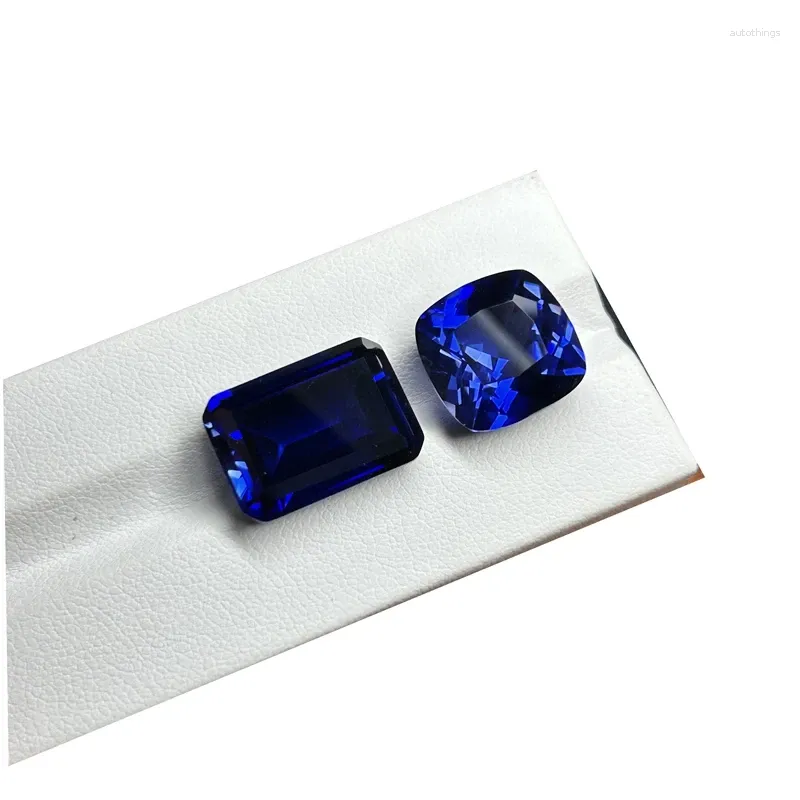 Loose Diamonds Meisidian 35 Carat Octagon Cushion Cut Corundum Laboratory Royal Blue Sapphire Gemstone