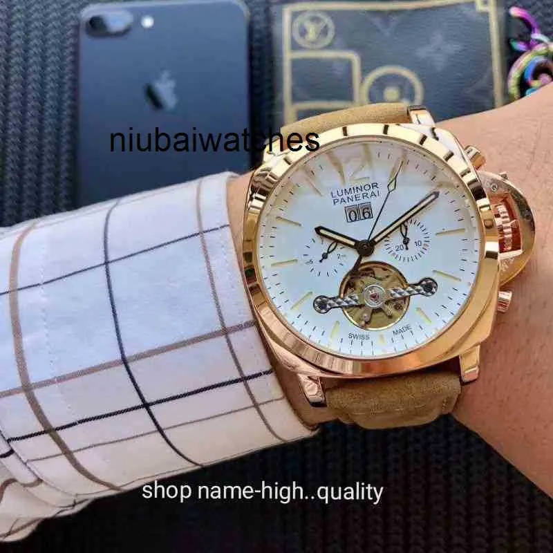 Wysokie męskie Watch Wysokiej jakości Designer Luksusowe zegarki dla mechanicznych na rękę Automatyczne V3WE