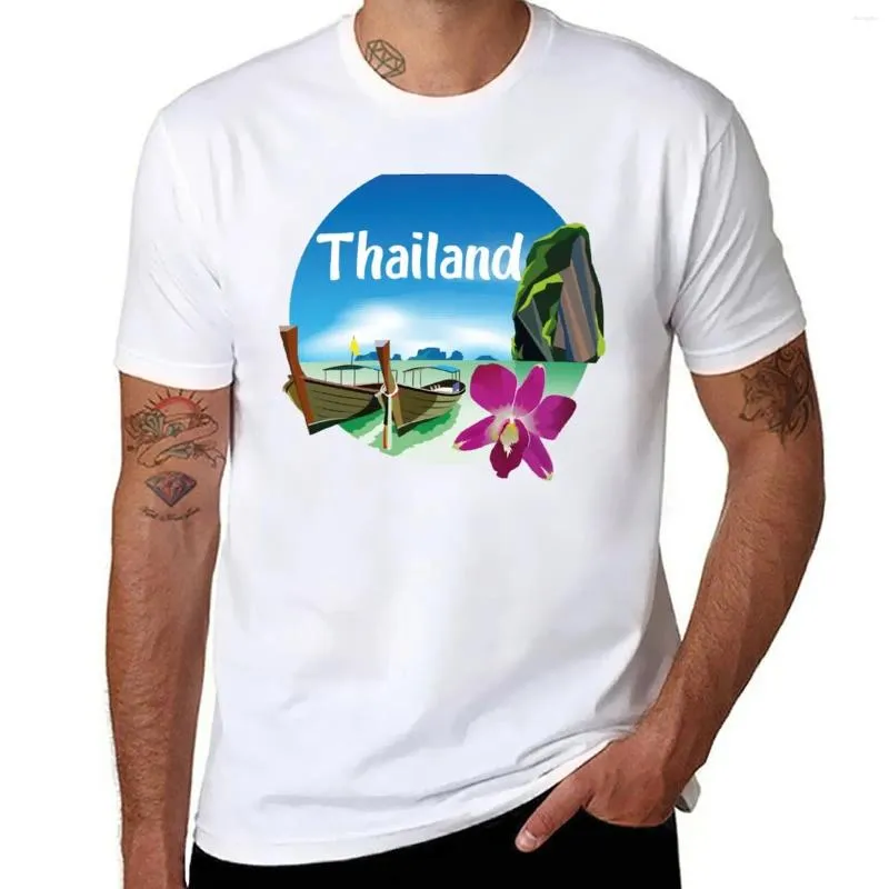 Tanktops voor heren Thailand Phuket T-shirt Lege T-shirts Kawaii Kleding T-shirts Man Oversized voor mannen