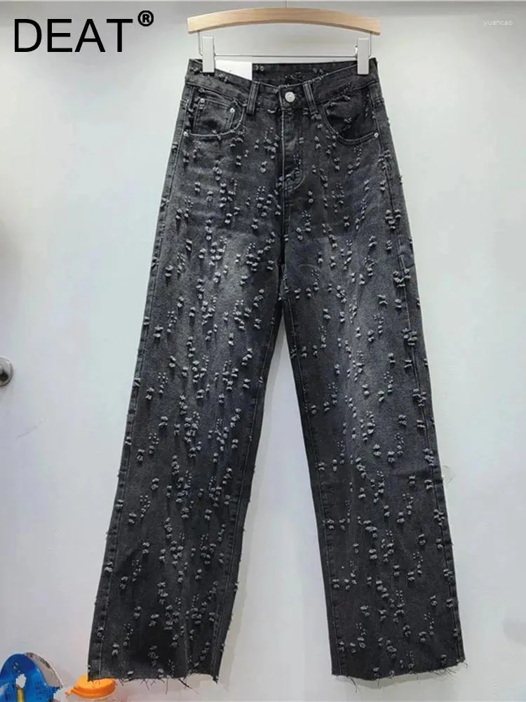 Broken holes pockets jean pant hot sale
