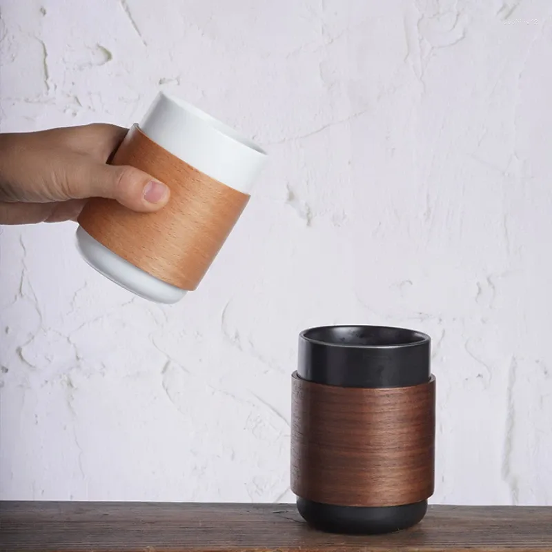 Vinglas med kreativ personlig trend herrmugg retro japansk stil keramisk kaffekopp