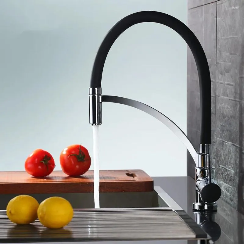 Kitchen Faucets Chrome Deck Mounted Single Hole Brass Pull Out Faucet Sink Spray Mixer Tap Cold Water