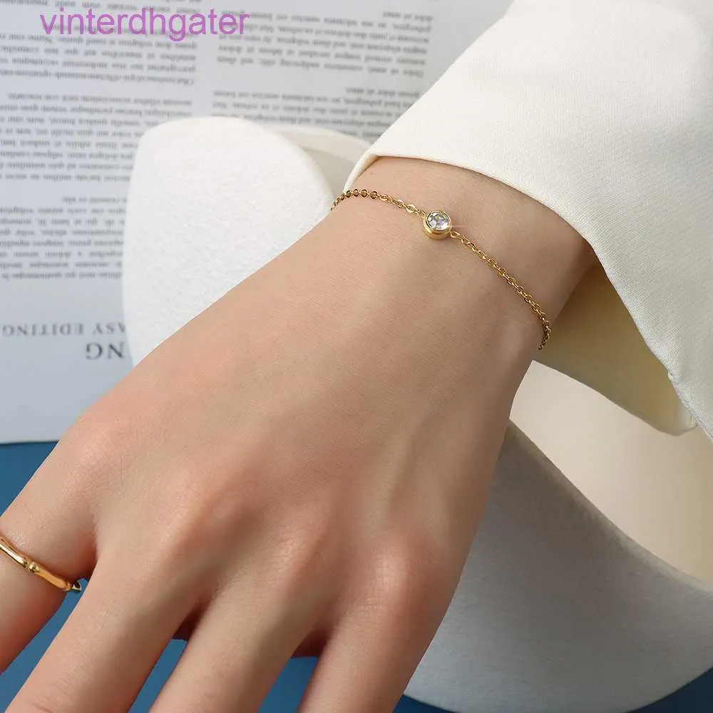 Seiko Edition Original 1to1 Bracelet manchette pour femme coréen simple diamant Carter Bracelet étudiant Sens meilleur ami personnalité titane acier bracelets