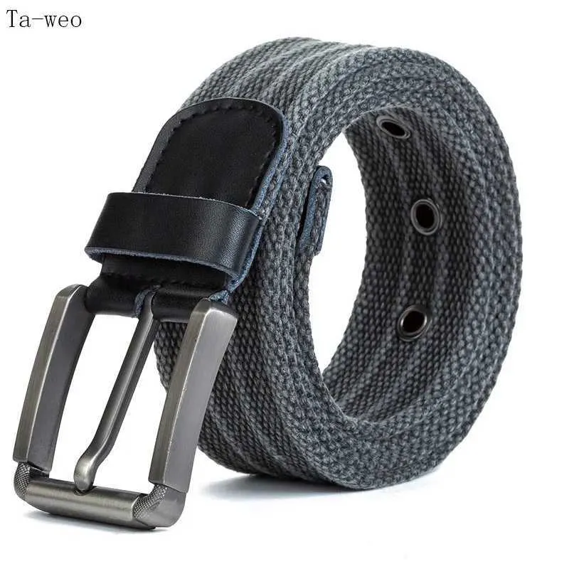 أحزمة Ta Weo Mens Clan Clip Buckle Youth and Student Retro Brostro Breadband مع Cinturones ذات الجودة الجيدة Para Las Mujeres Q240401