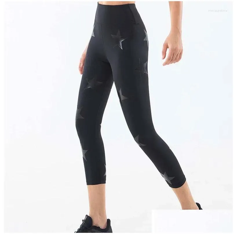 Yoga Outfits Start Design Frauen Y Hohe Taille Training Fitness Leggings Gym Elastische Enge Hosen Workout Kleidung Drop Lieferung Sport O Otqu7