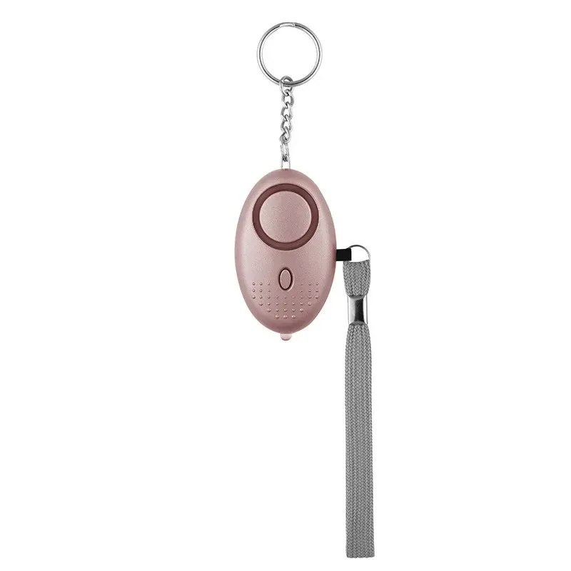 Portable Emergency Personal Security Alarms Self-Defense 130Decibels LED Light Safety Key Chain Pedant for Woman Kids Elderly