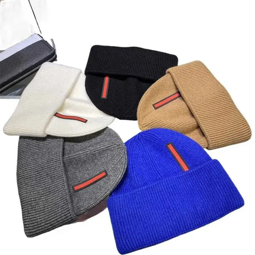 Autumn And Winter Designer Skull Caps Fashion Breathable Warm Cashmere Beanie Cap Good Texture Hat for Man Woman 5 Colors High-quality