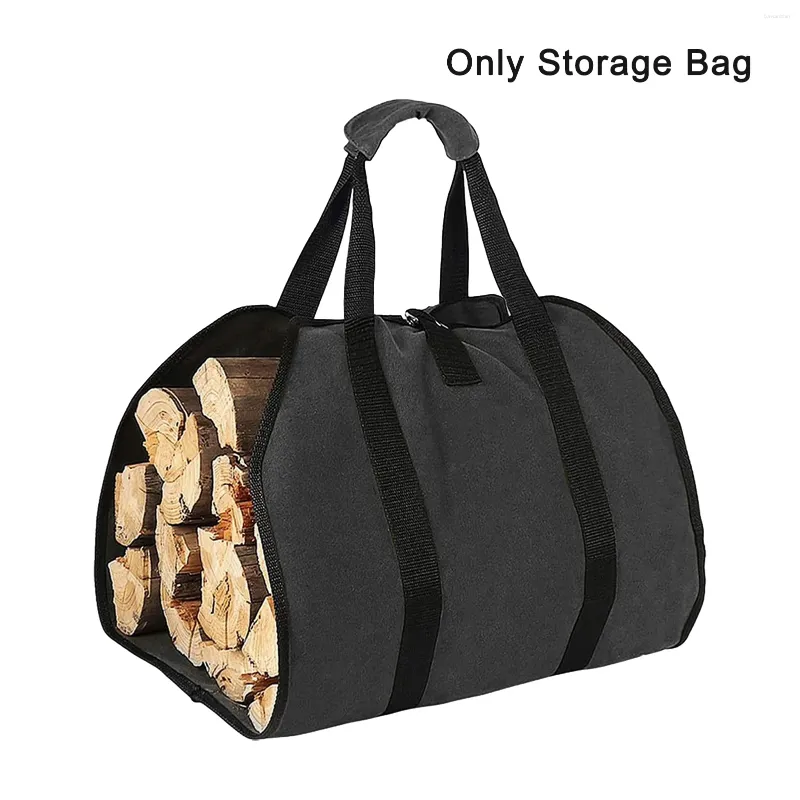 Storage Bags Packing Wood Carrying Heavy Duty Camping Firewood Carrier Bag Picnic Large Capacity Logs Wear Resistant With Handle Portable