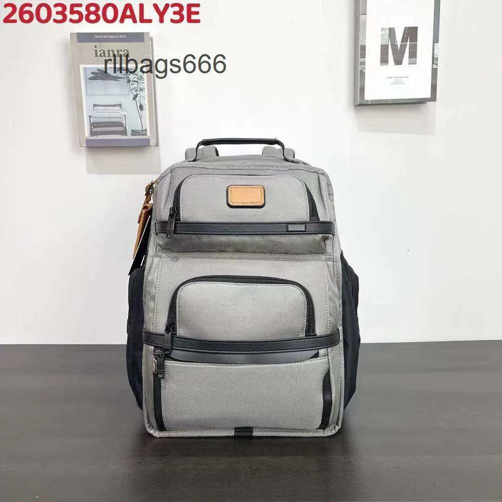 Series Ballistic Back Computer Business Bag Travel Designer Ryggsäck Pack Mens Alpha3 Tumiiss Nylon 2603580uj5 Tumiis Mens Do3C