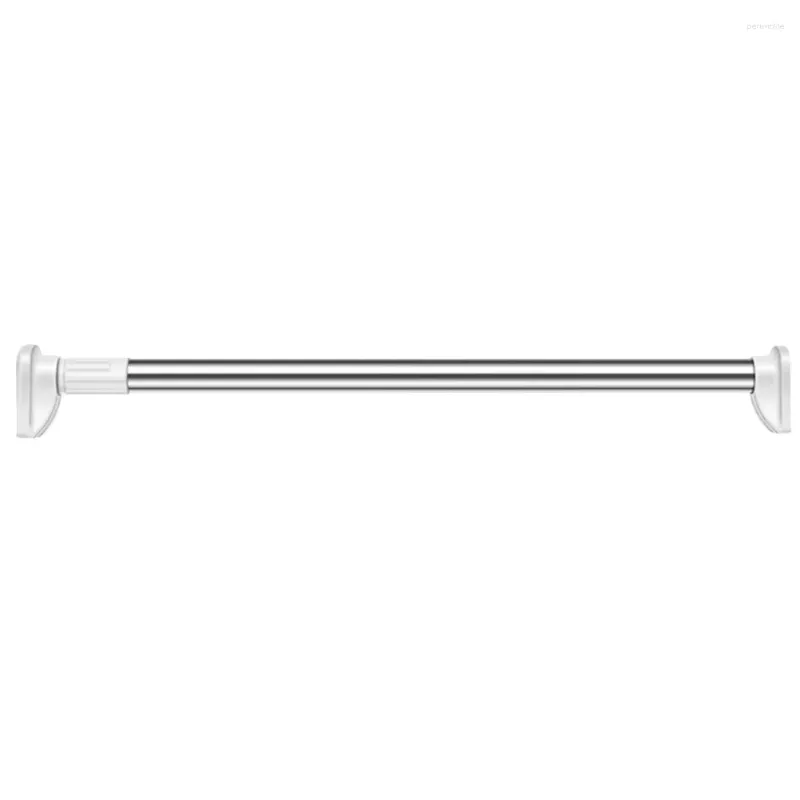 Cortinas de ducha Ropa Poste Rail Heavy Duty Percha Closet Rod Ropa de acero inoxidable