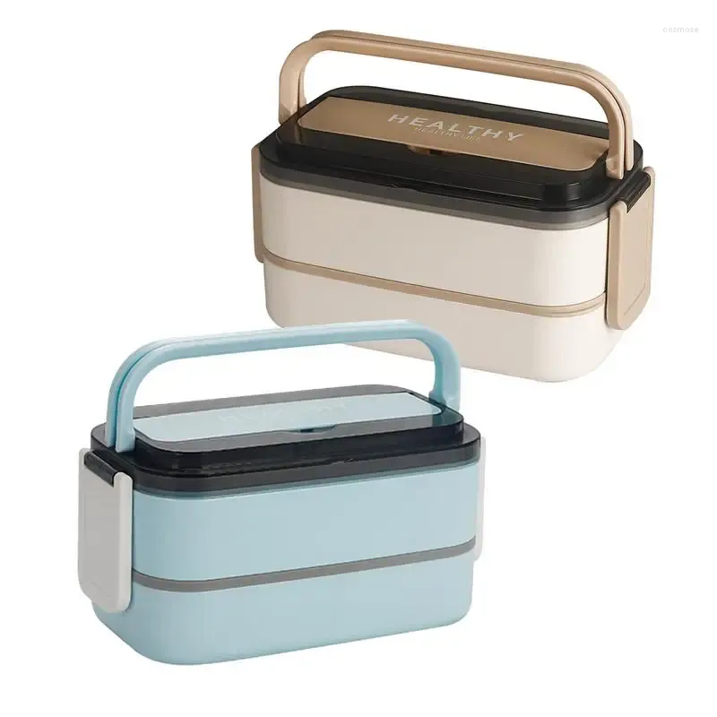 Dinnerware Thermal Lunch Box Double Layer Stainless Steel Insulated Containers Portable Set Warmer Bento Boxes