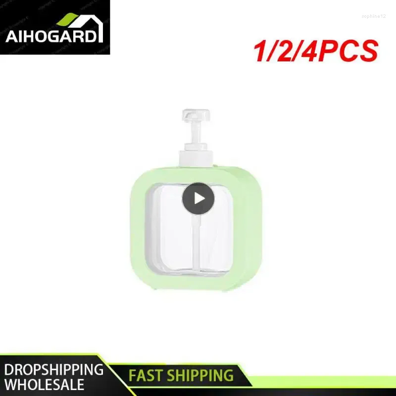 Liquid Soap Dispenser 1/2/4PCS Home Shampoo Hand Laundry Sub Bottling Press Type Bathroom Shower Gel Bottle