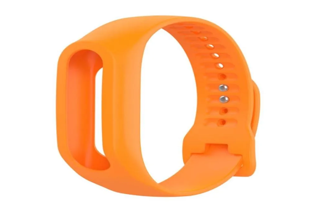 حزام معصم الاستبدال السيليكون لـ Tomtom Touch Bracelet Sport Watch Tracker Tracker Black Blue 8 Colors Whole31083013838708