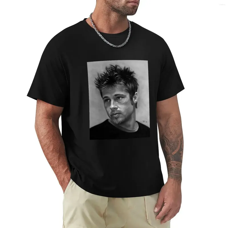 Polos pour hommes Brad Pidrawing T-Shirt grande taille hauts chemises T-shirts graphiques T-shirts pour hommes Hip Hop