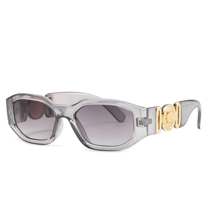 Mens solglasögon designer solglasögon för kvinnor valfritt polariserade UV400 -skyddslinser solglasögon strand full ram mode glas mode svart