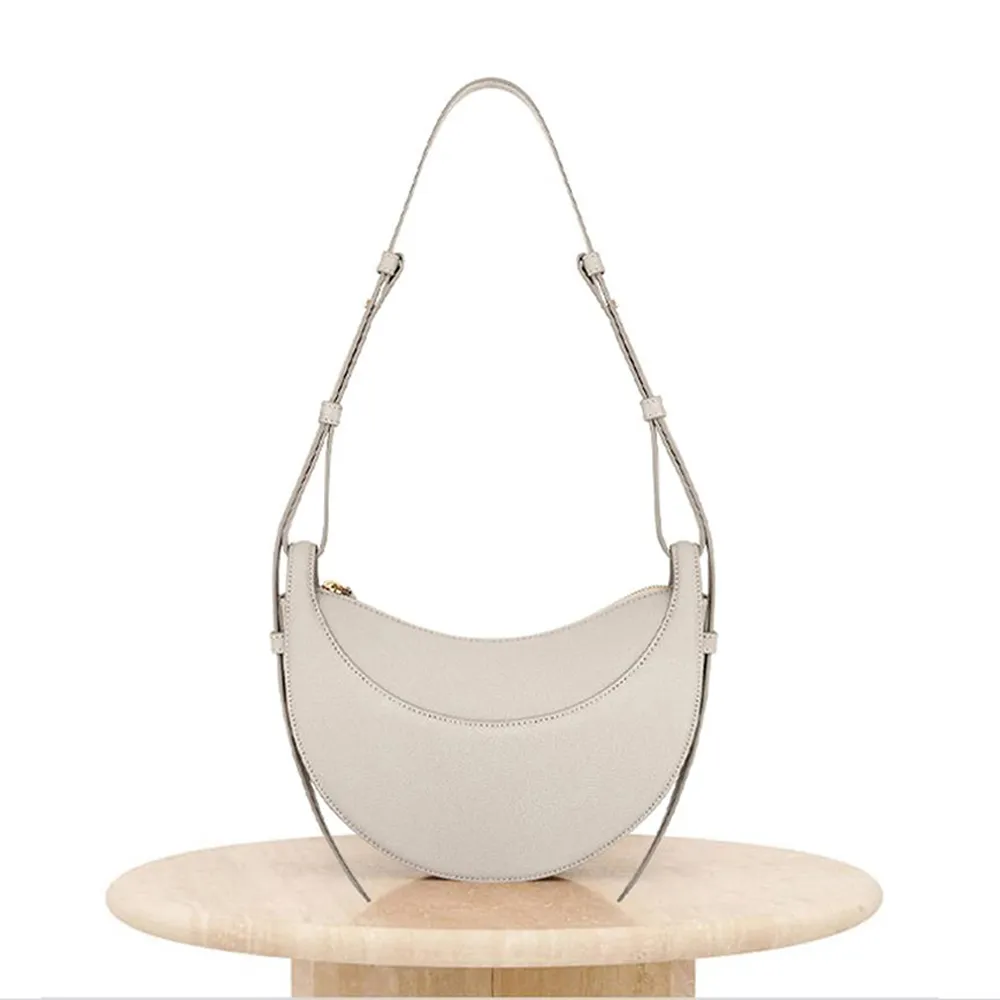 小物 Ted stole HYEON beige DHgate.com:Premium Half Moon Shoulder Bag - Smooth