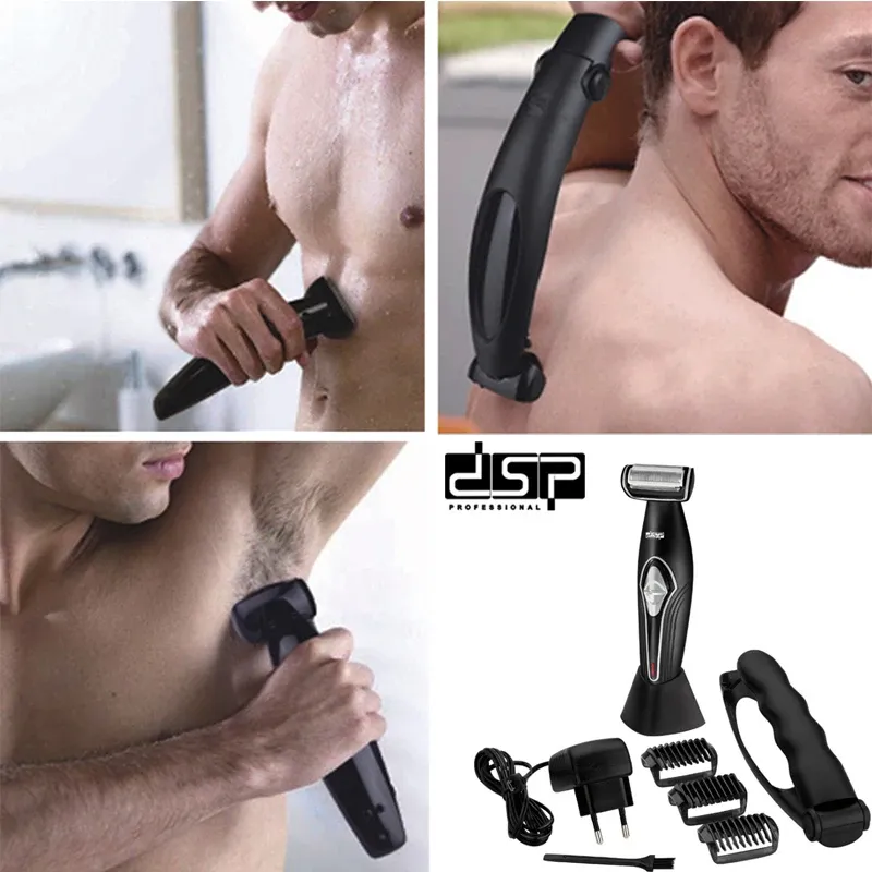 Epilatore Bodyshaver Rimuovere la corta peli del corpo Hine per uomini Epilatore epilatore Maschio Babeador Babeador Electric Razor Clipper Mans