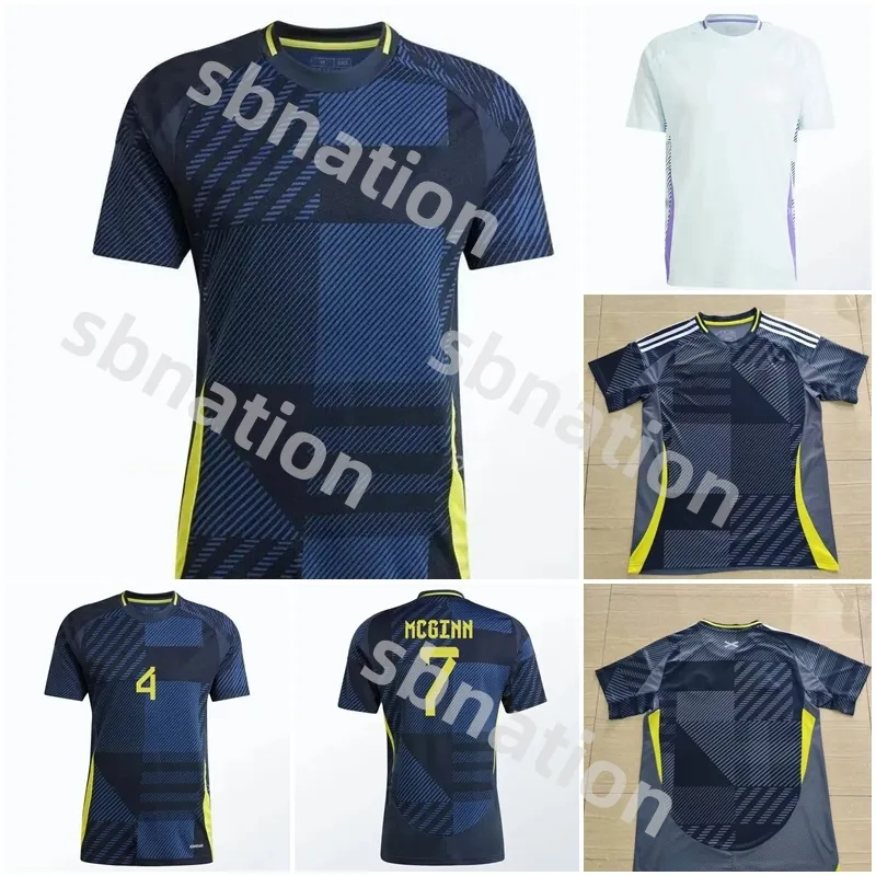 Scotland National Team Football Jersey 2024 Home Away Football Shirt Men Kids Soccer Jersey 24 25