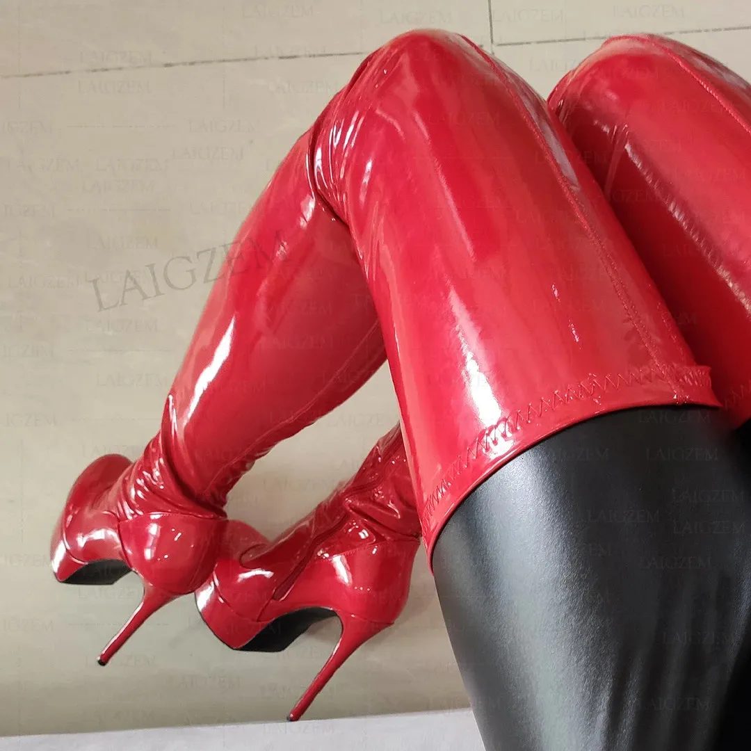 Dames overknee laarzen met stiletto hak en ritssluiting_voghion.com
