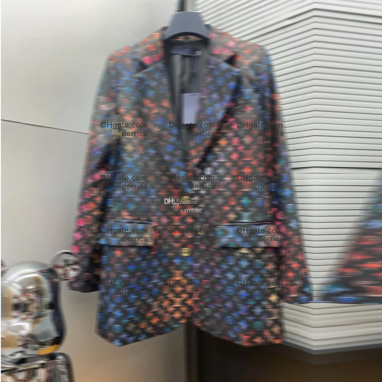 Дизайнерский женский пиджак, женский классический камуфляжный пиджак с буквами, весенние новые выпущенные топы
