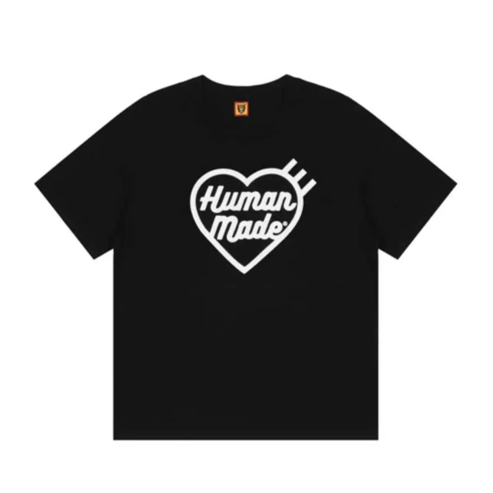 Human Made Japanese Men's and Women's T Shirts Designer Cute Short Sleeve Cartoon Duck Pattern Loose Cotton Couple T-shirt ym