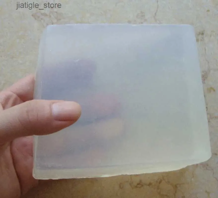 Handgemaakte soap 1pc = 1 kg transparante zeepbasis DIY Handmade Soap Soap Grondstof Glycerine Soap Y240401