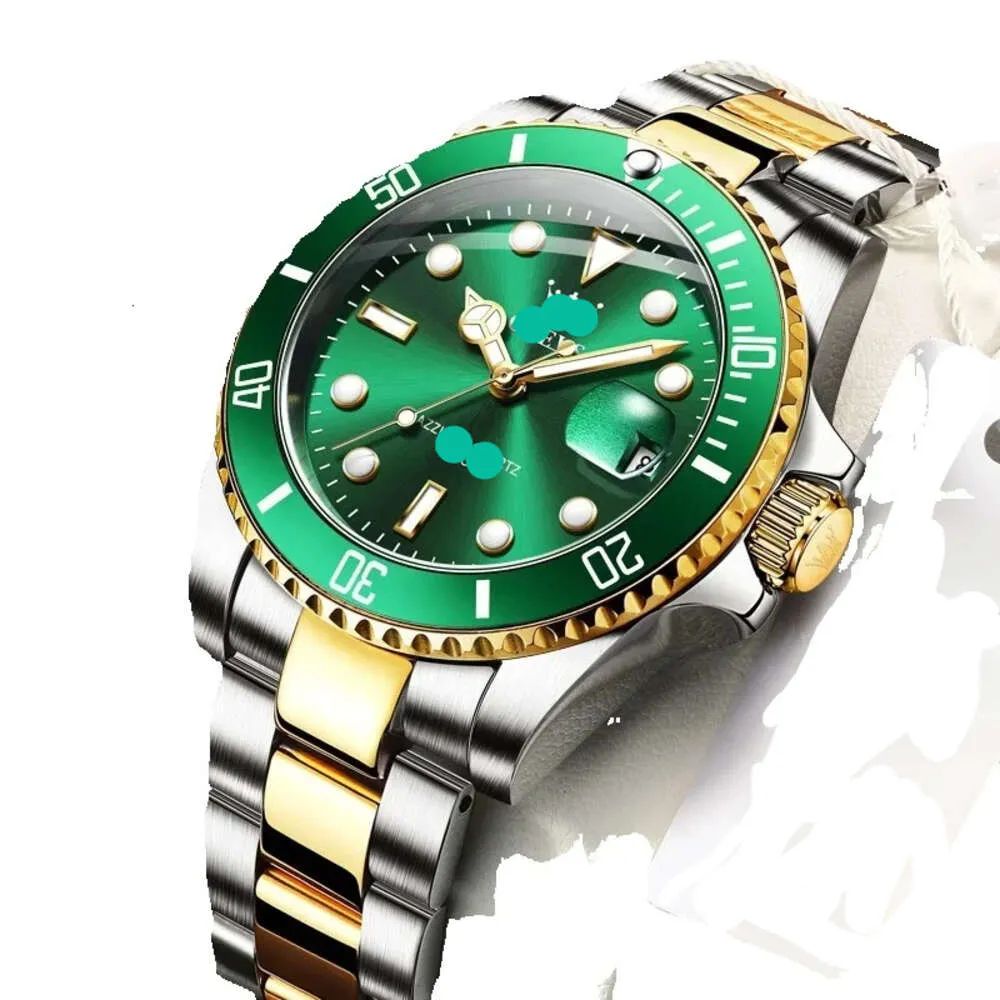 Oulishi Green Water Proof Quartz Tiktok 라이브 패션 브랜드 남자 맨 워치