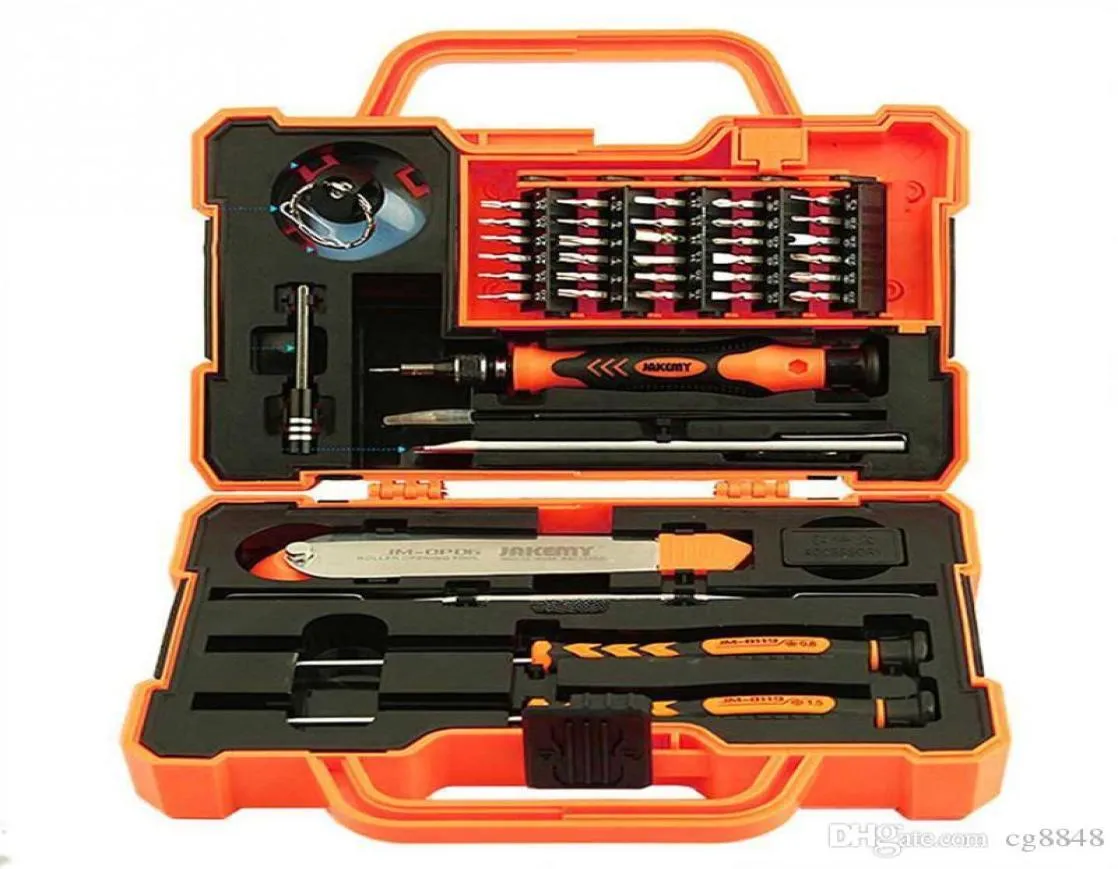 45 in 1 Electronics Repair Tool Kit Multi Bits Screwdriver Set with Tweezers Spudger for Laptop Cellphone Tablet Repair1483011