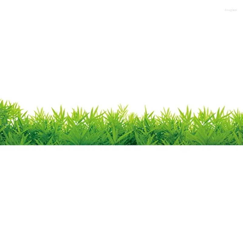 Wandaufkleber, DIY, grünes Gras, abnehmbarer Dekor, wasserdicht, Schlafzimmer, Wandaufkleber