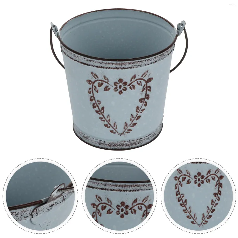 Vasos balde vaso de flores preto vaso guarda-chuva bin casa decorações criativa caneta titular balde