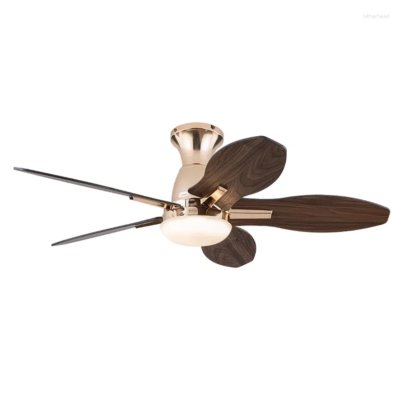 European Style Ceiling Fan With Light Remote Control And High Power DC Motor 26W LED Three Color Source Ideal For Bedroom