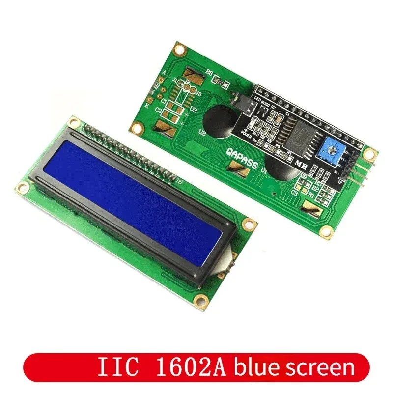 LCD1602 1602 LCD-Modul Blau/Gelb Grüner Bildschirm 16x2 Zeichen LCD-Display PCF8574T PCF8574 IIC I2C Schnittstelle 5V für Arduino