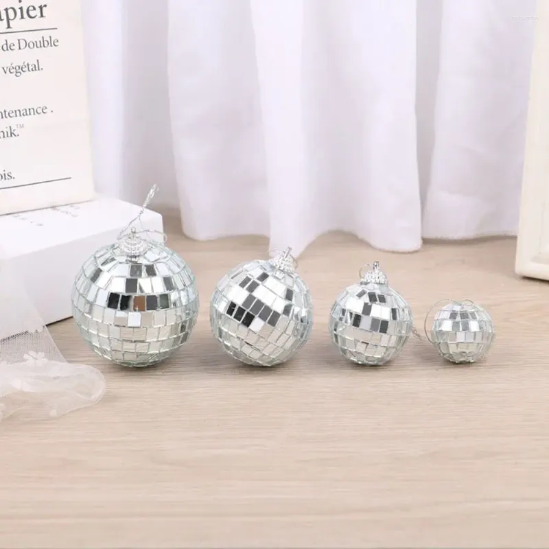 Dekoracyjne figurki Disco Ball Cake Topper - 4 sztuki | Materiały urodzinowe dekoracja urodzeń ostatnia impreza panieńska