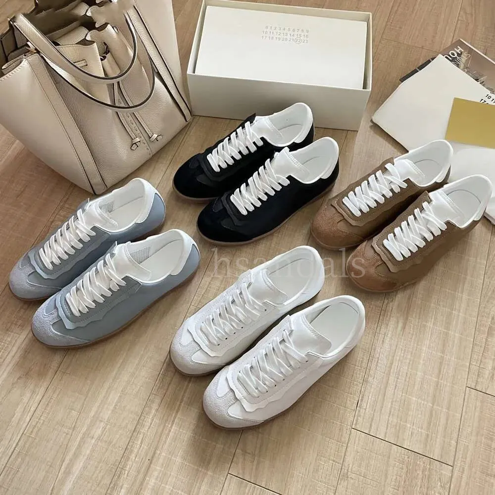 Designer Maison Casual Shoes Rep Sneakers MM6 Margiela Trainers Suede Leather Shoes Gummi Sole Sneakers Stitching Low-Top Comfort Trainers Shoes